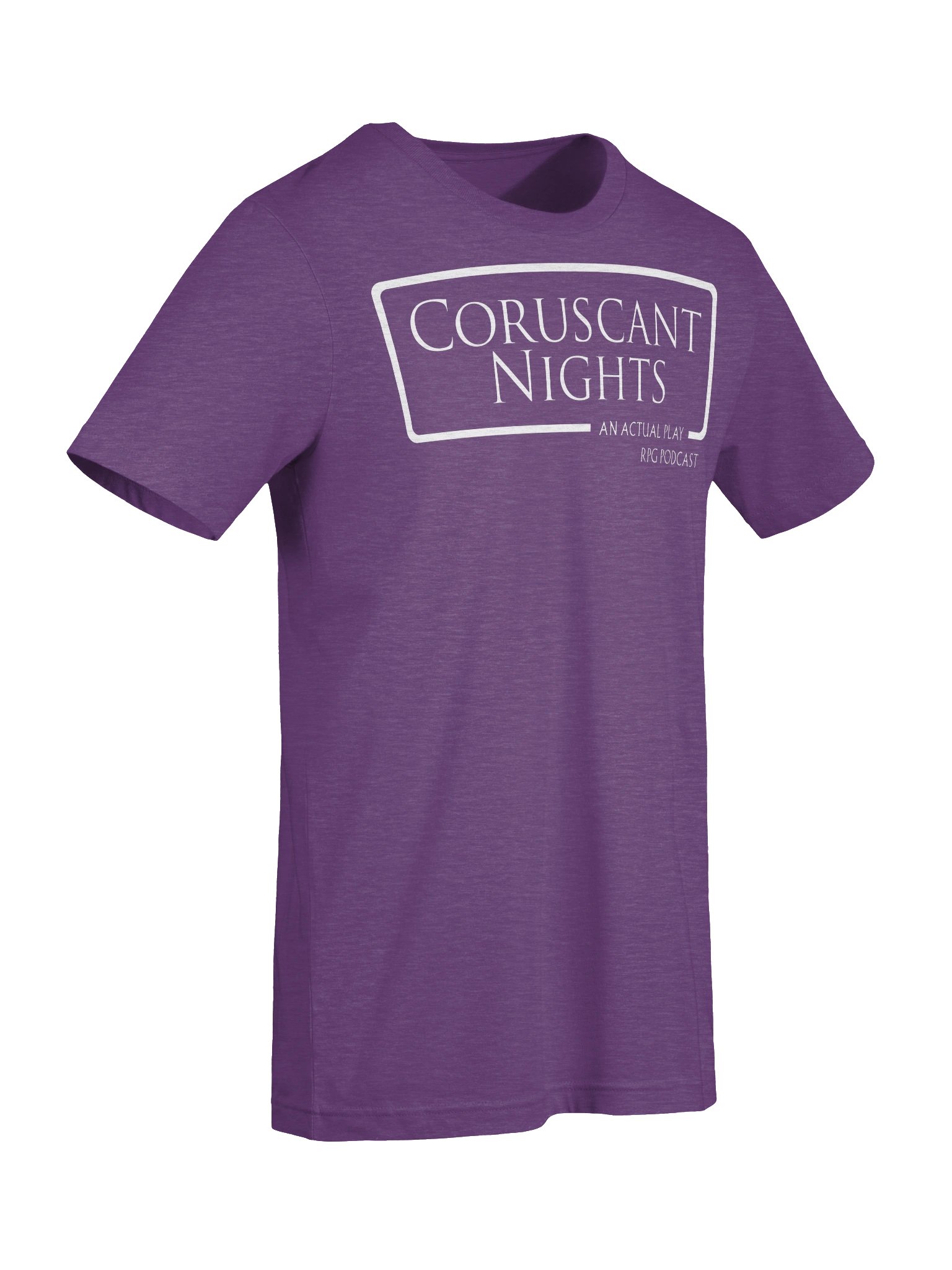 Coruscant Nights – White Logo Tee product image (7)