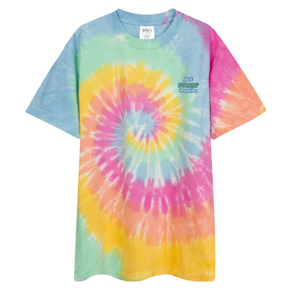 Vibrant Street Vibes Tie-Dye Tee - Just Fuckin' Breathe product image (4)