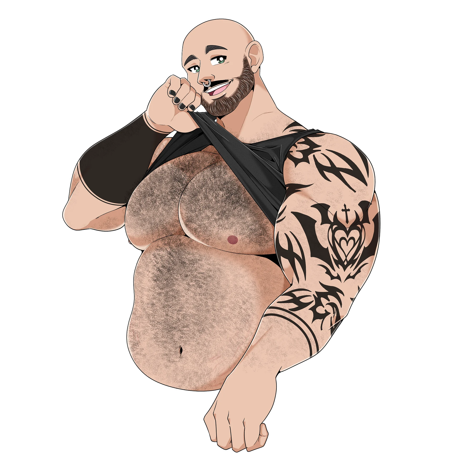 Hairy Babe Sticker product image (1)