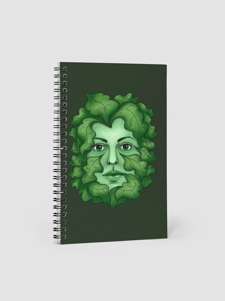 Green Goddess Spiral Notebook product image (1)