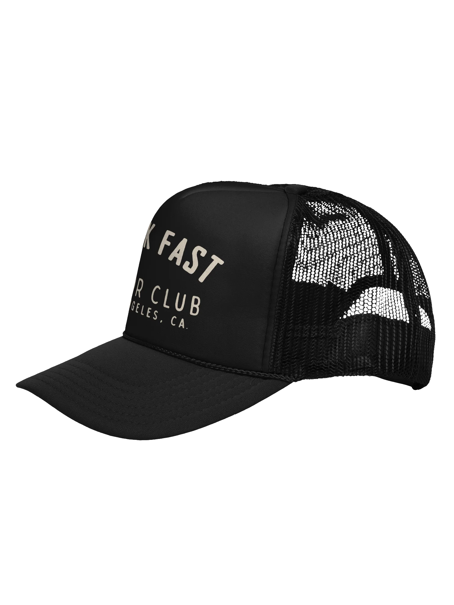 Think Fast Motor Club Trucker Hat - Black product image (3)