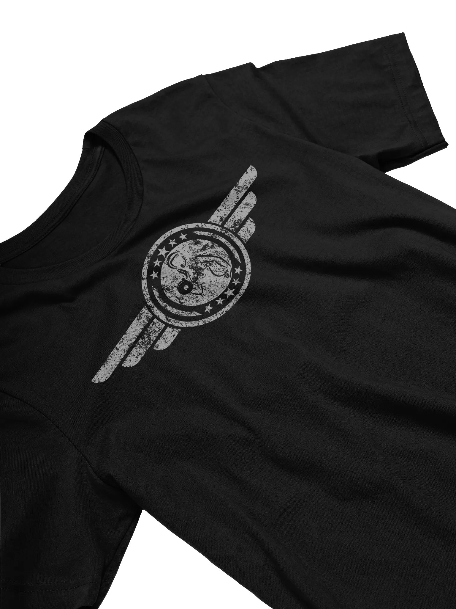 Iron & Grace: Vintage Style Women's Fitness Emblem Tee | Strong & Stylish Workout Top product image (4)