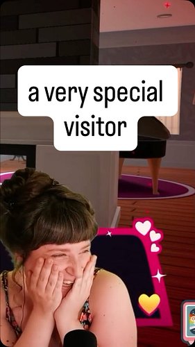 a very special visitor