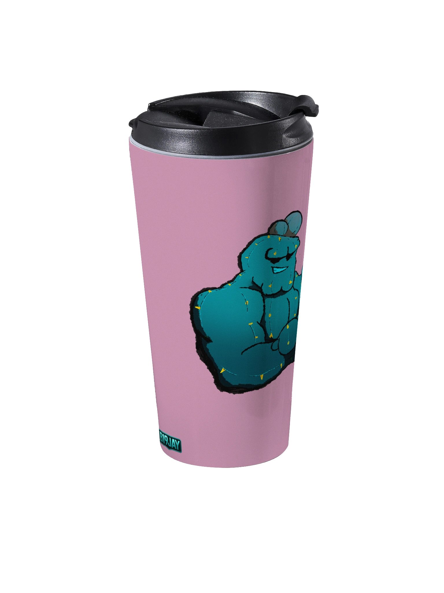 Pink Cactus Killed Me Travel Mug product image (2)