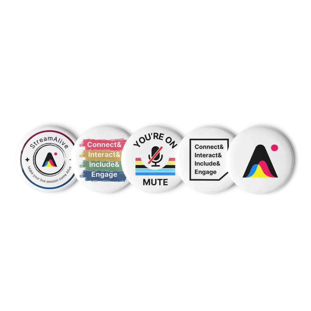 StreamAlive Pin Badges product image (1)