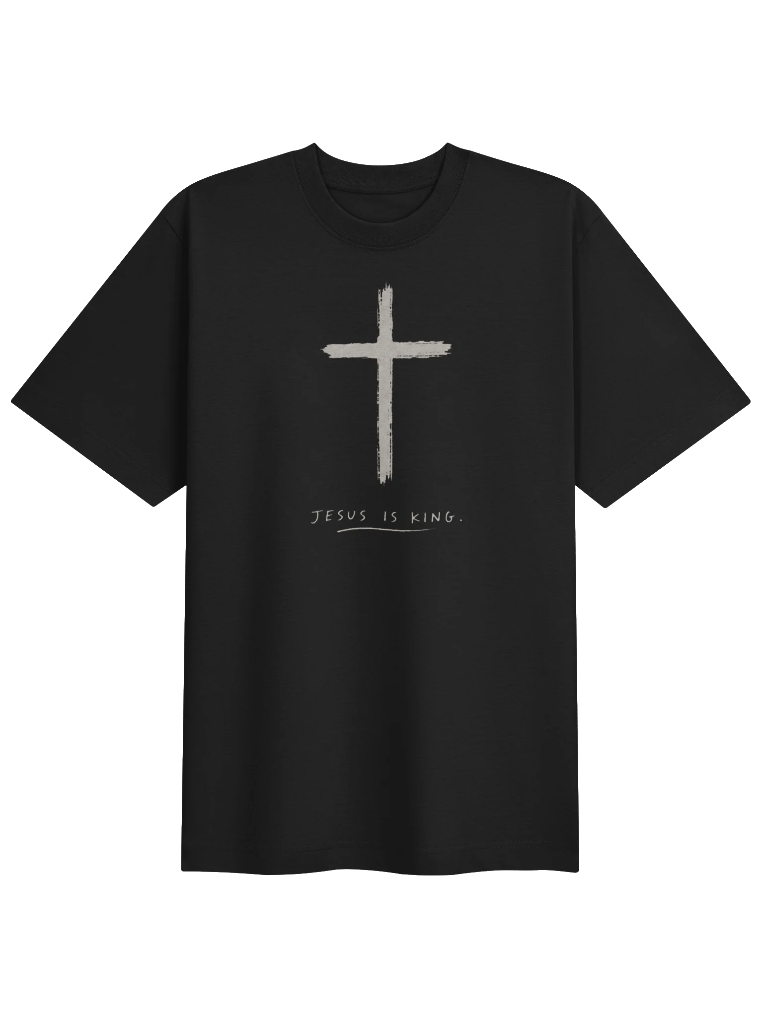 JESUS IS KING CROSS TEE product image (1)