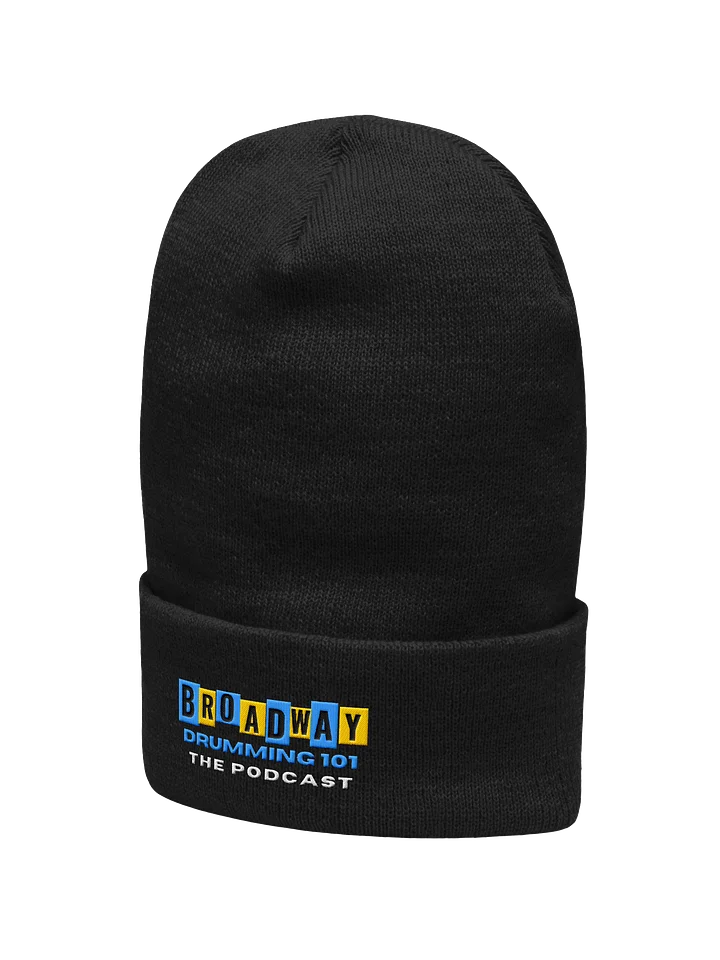 Broadway Drumming 101 Embroidered Beanie – Warm, Soft, and Gig-Ready product image (2)