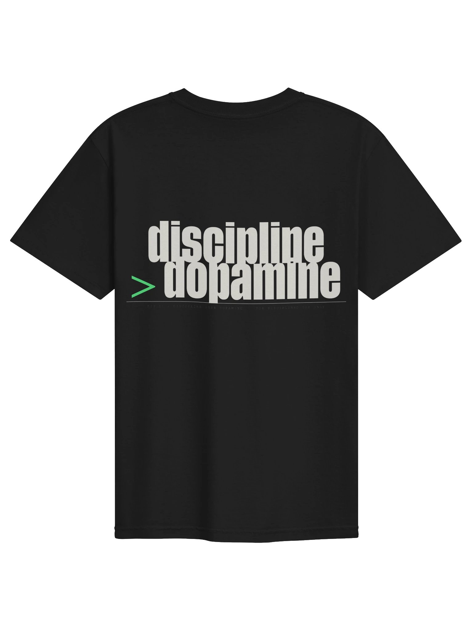 Discipline > Dopamine Tee — Washed Black product image (2)