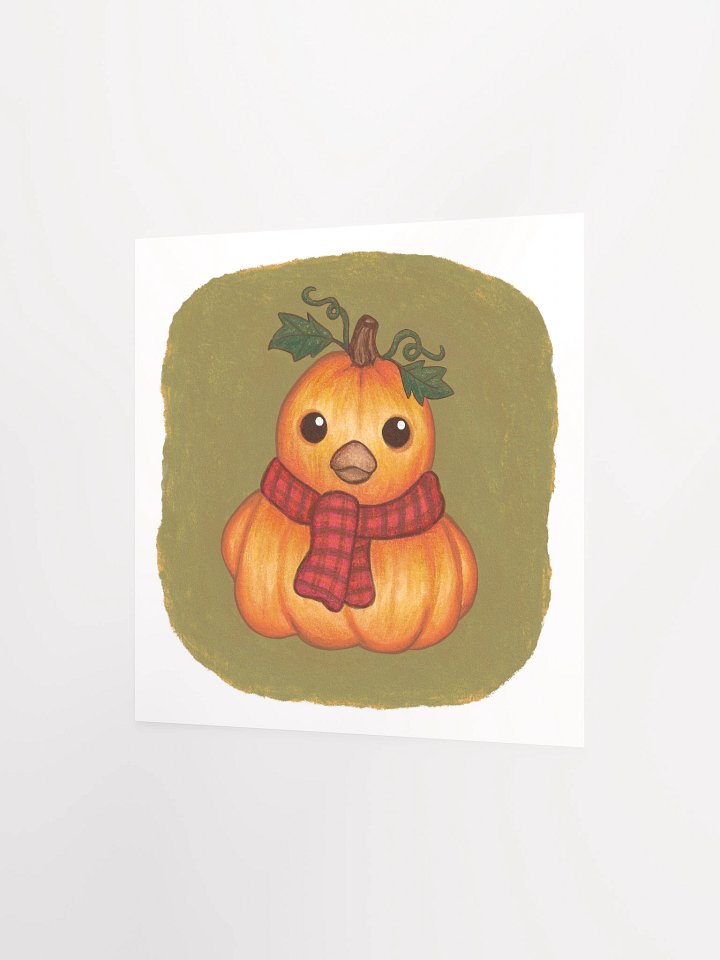 Pumpkin Duck - Print product image (2)