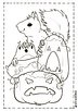 colouring page : jack'o lanterns