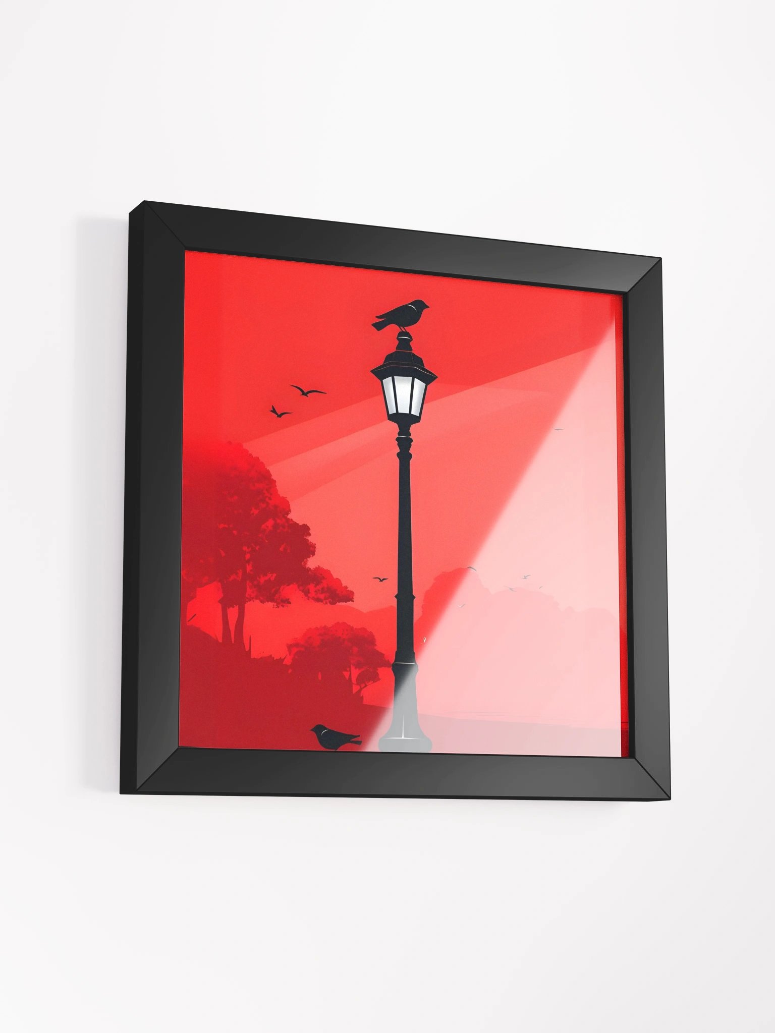 Red Raven Framed Premium Poster product image (13)
