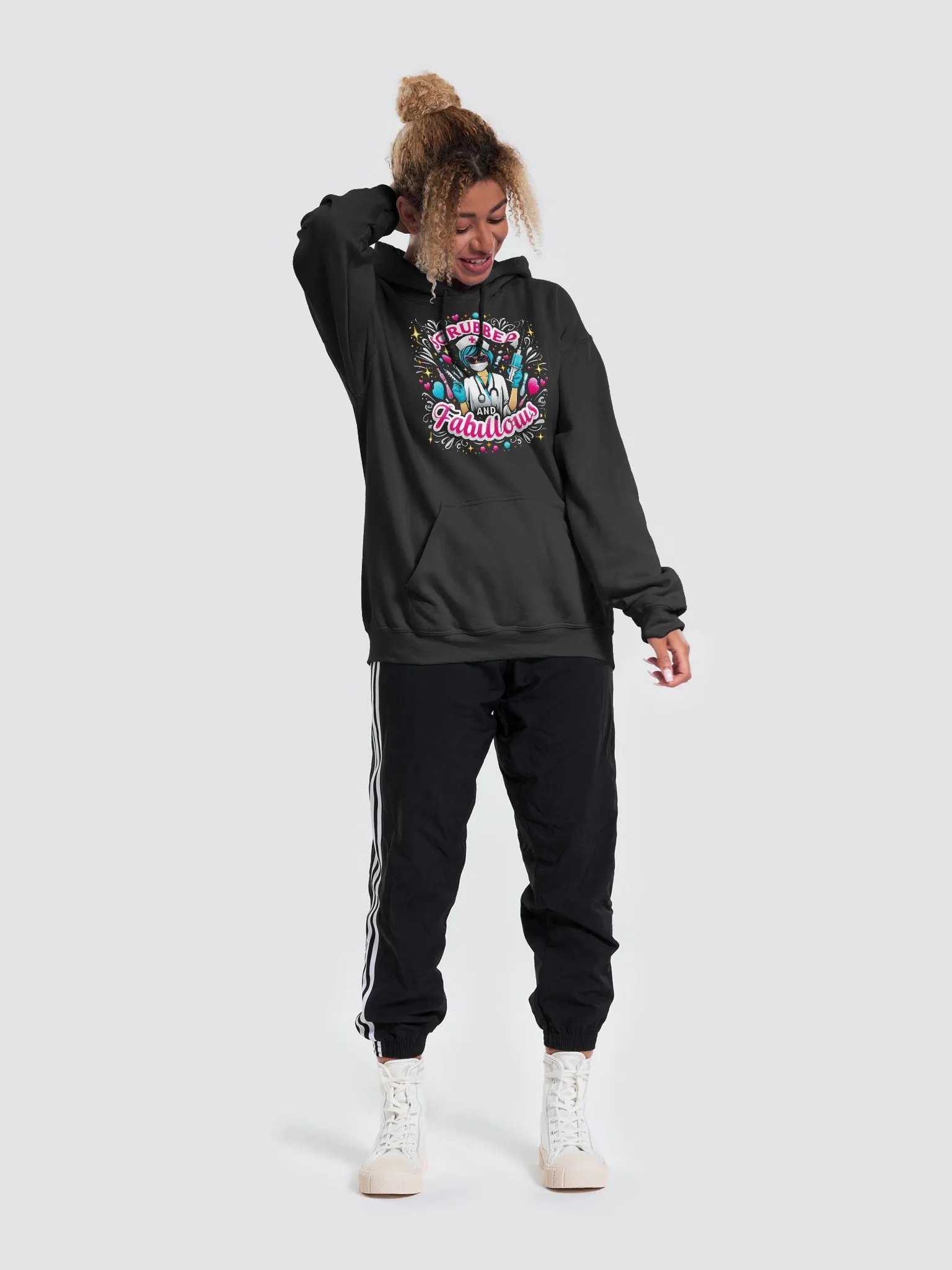 Fabulously Scrubbed Nurse Hoodie product image (50)
