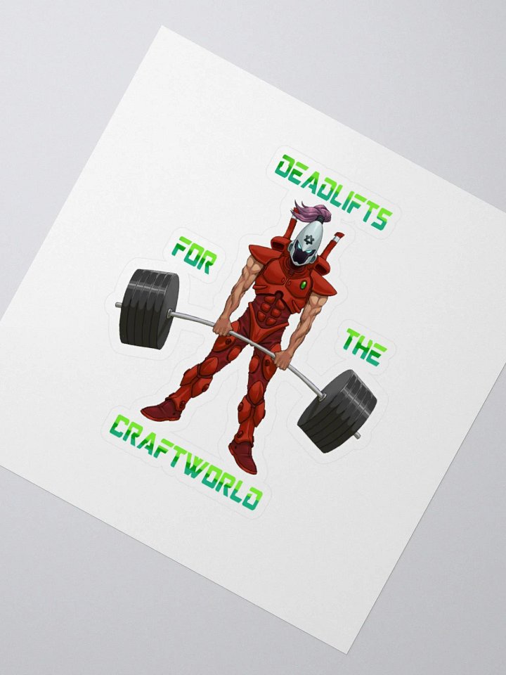 Deadlifts For The Craftworld! - Sticker product image (2)