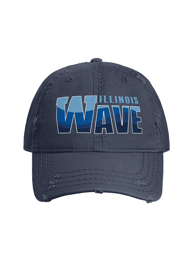 IL Wave 2026 Fan Hat (Distressed Look) product image (1)