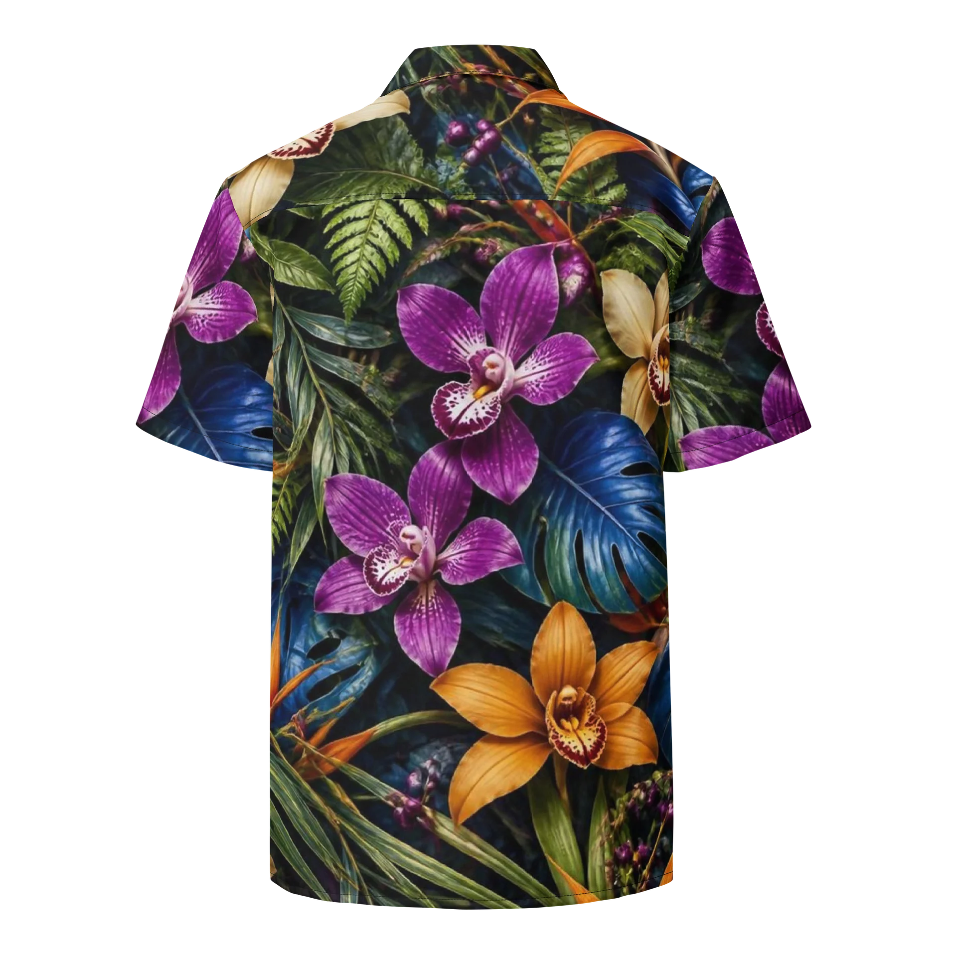 "BP629" Tropical Orchid Hawaiian Shirt product image (2)
