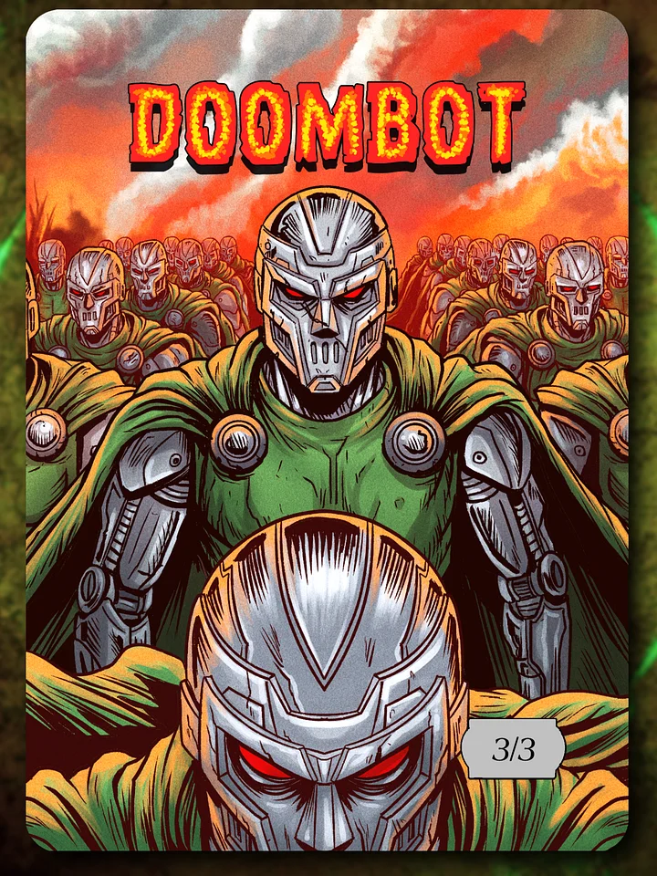 Doombot 3/3 Full Art Token product image (1)