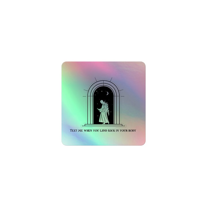 Text me Holographic Sticker Set product image (1)