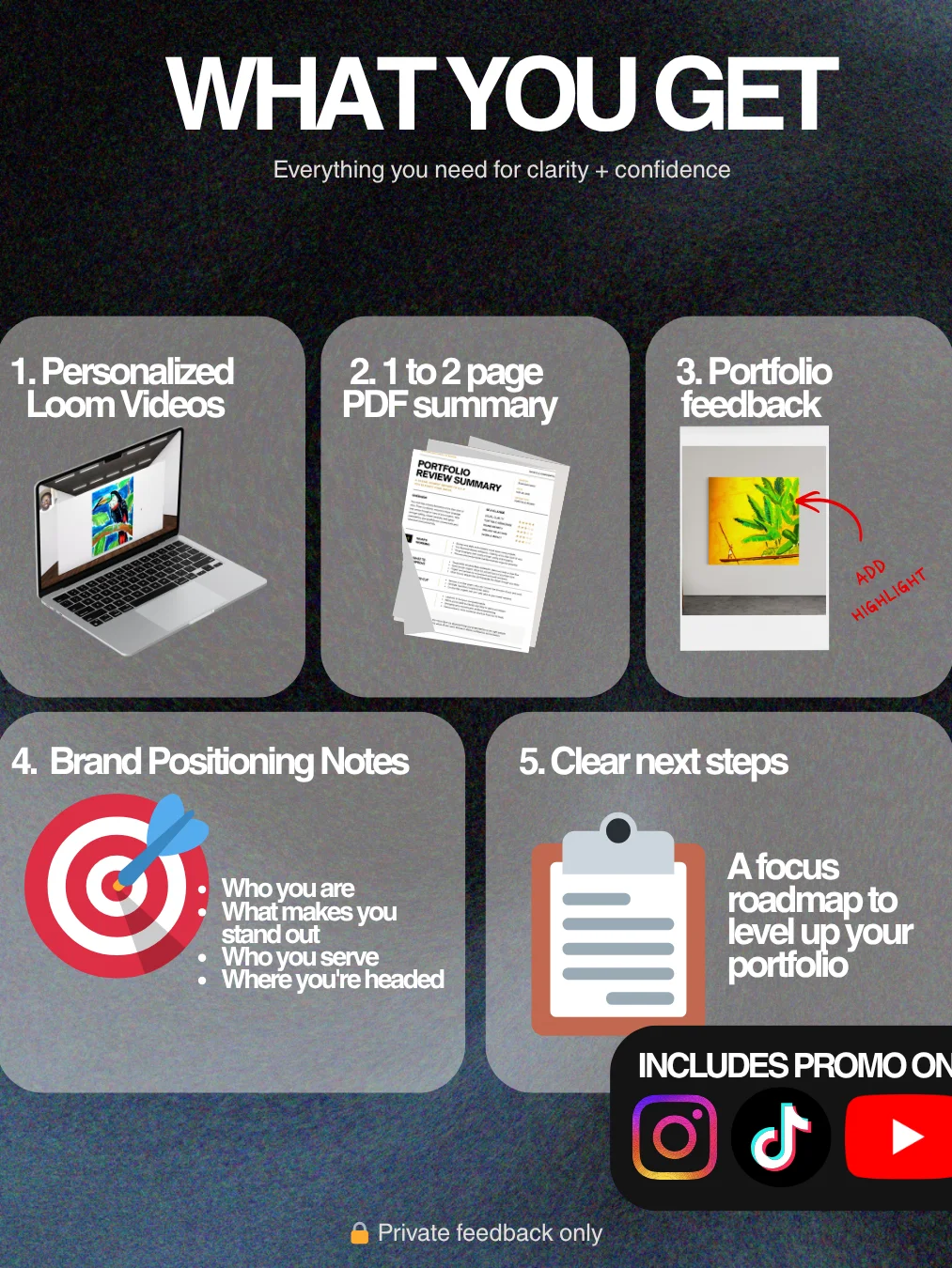 Personalized Creative Review + Promo product image (3)