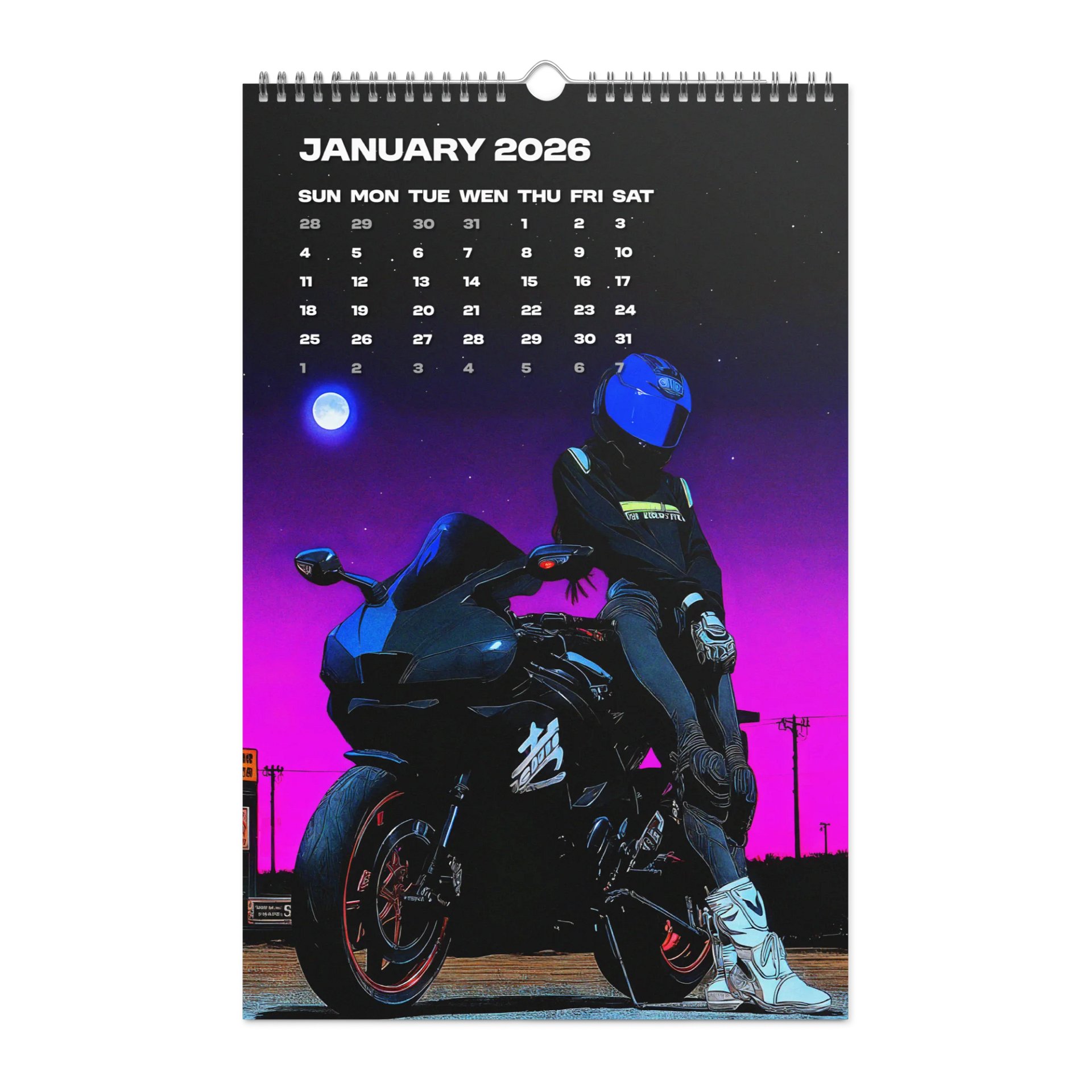 PIT STOP – 2026 Motorcycle Calendar product image (8)