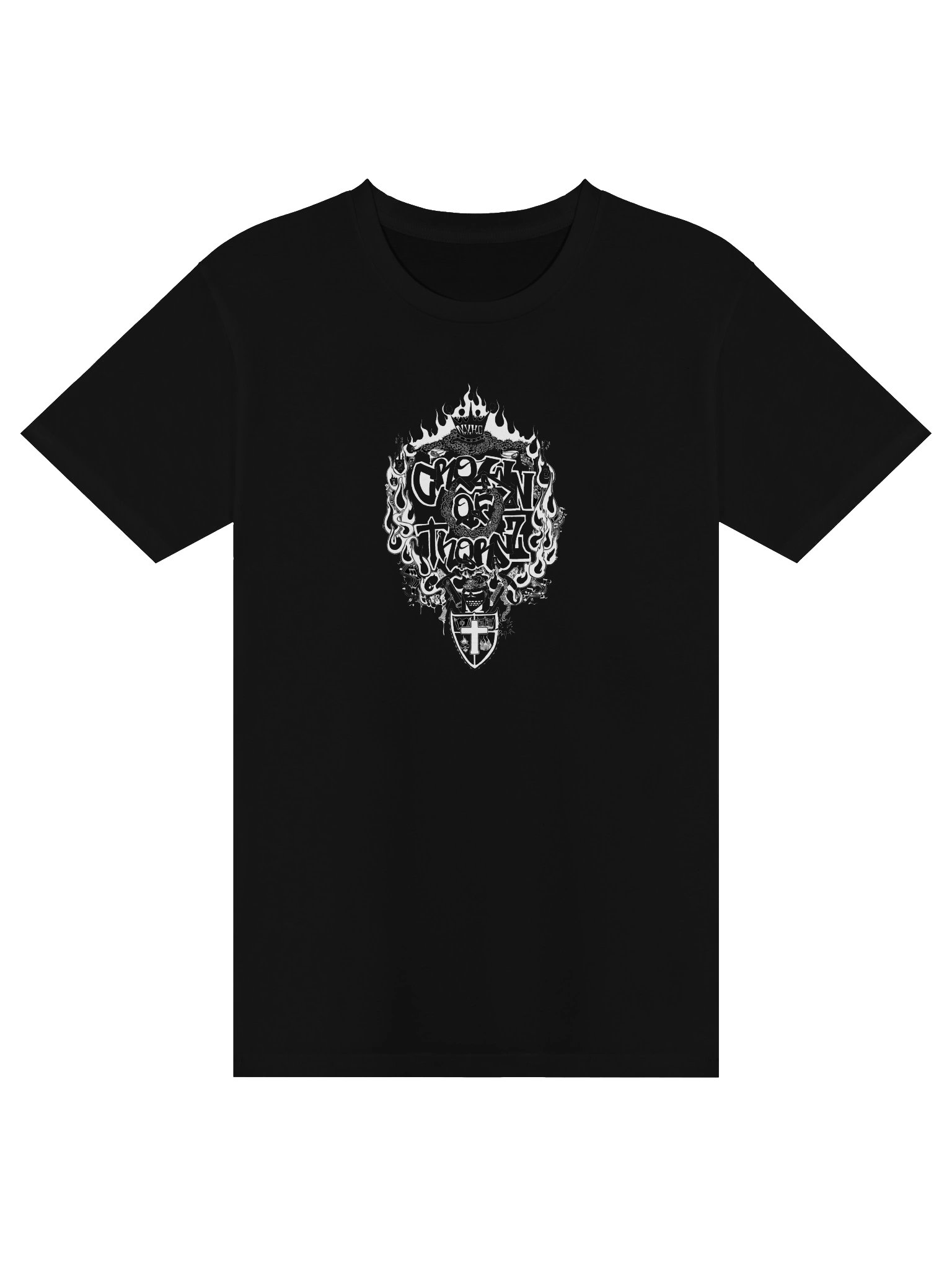 Crown of Thornz - Crest, Shirt (Black) product image (1)