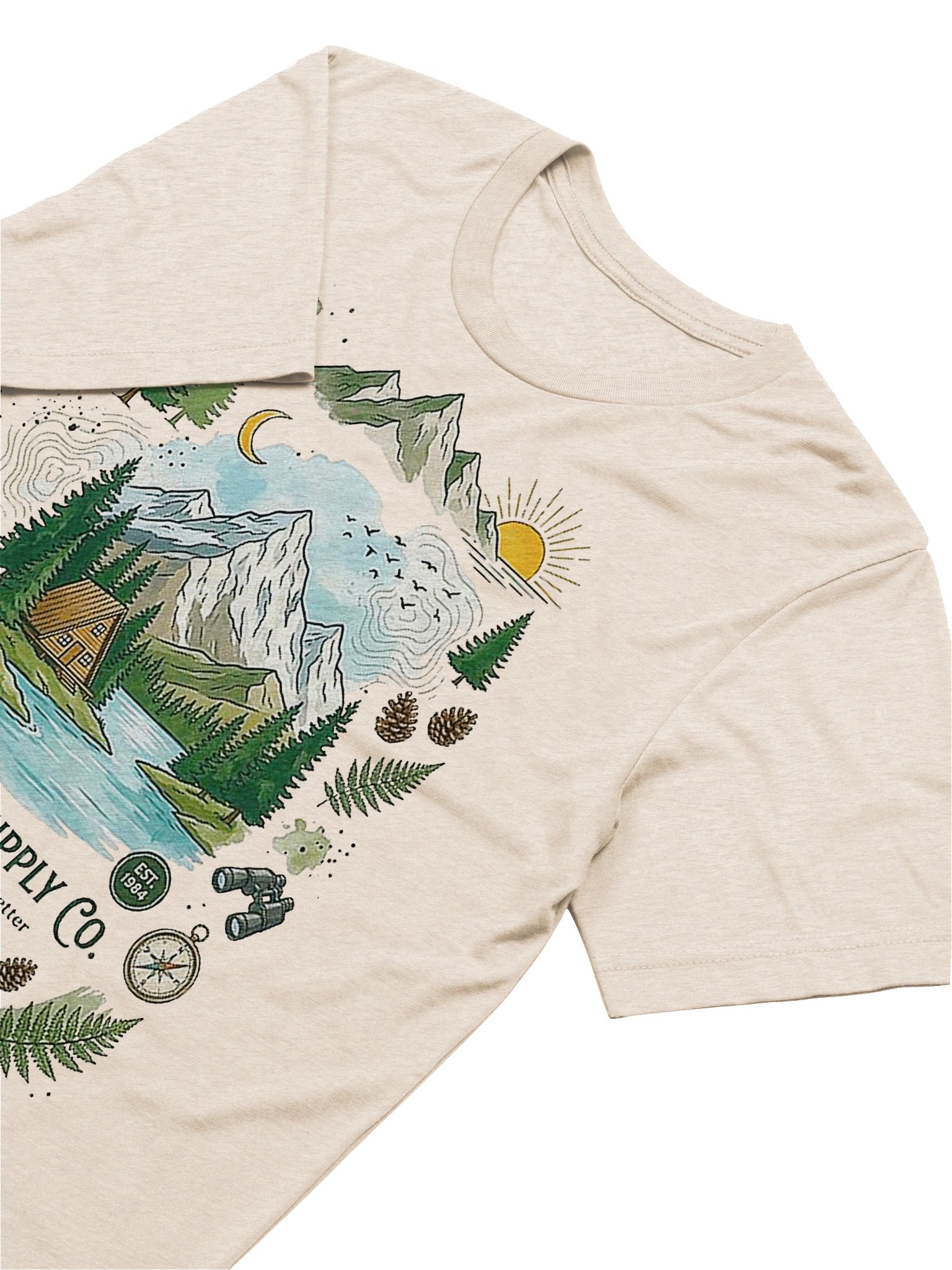 Alpine Supply Co Vintage Outdoor Adventure Triblend Tee product image (17)