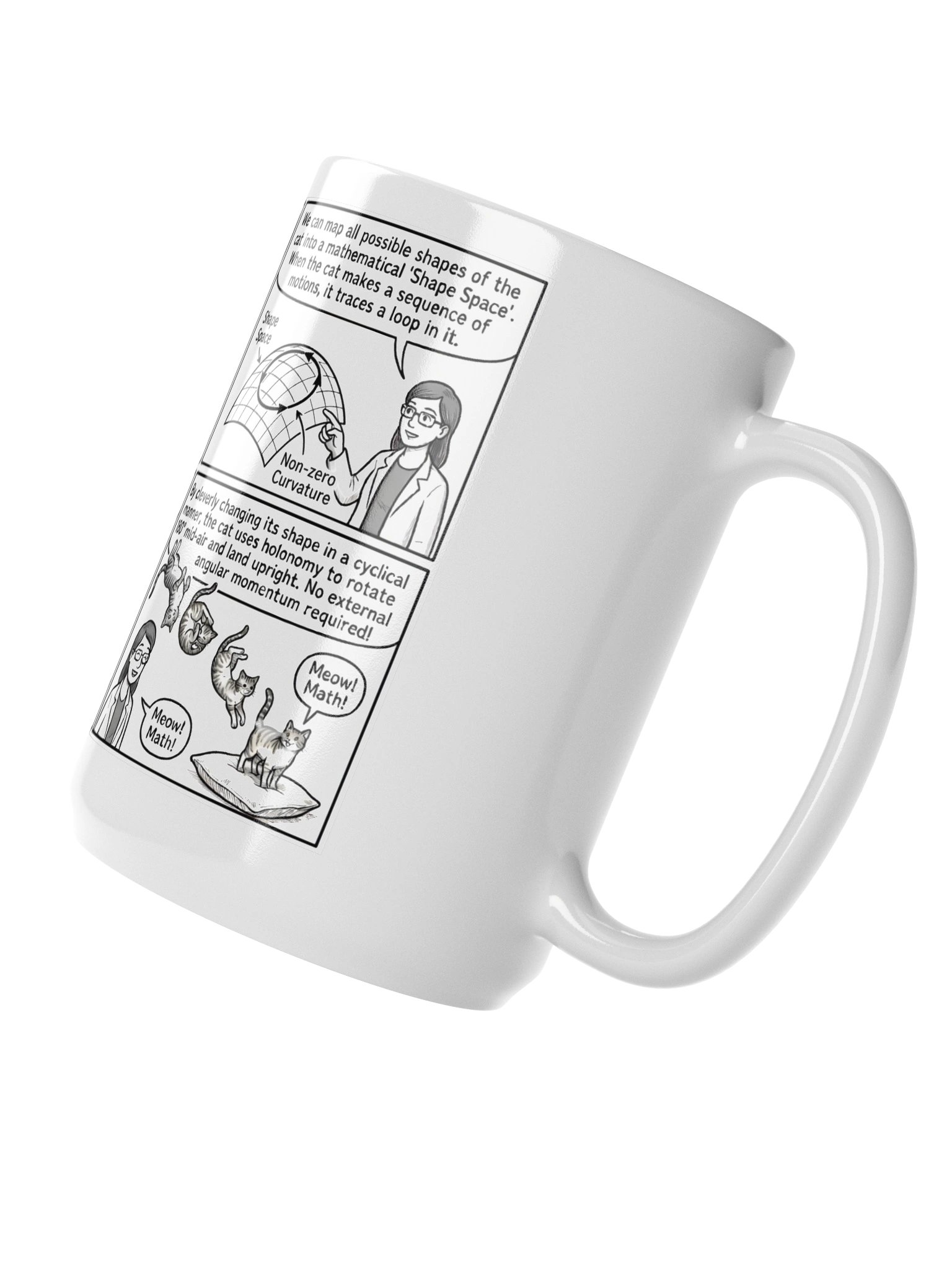 Meow! Math Cat-Righting Comic Mug product image (4)