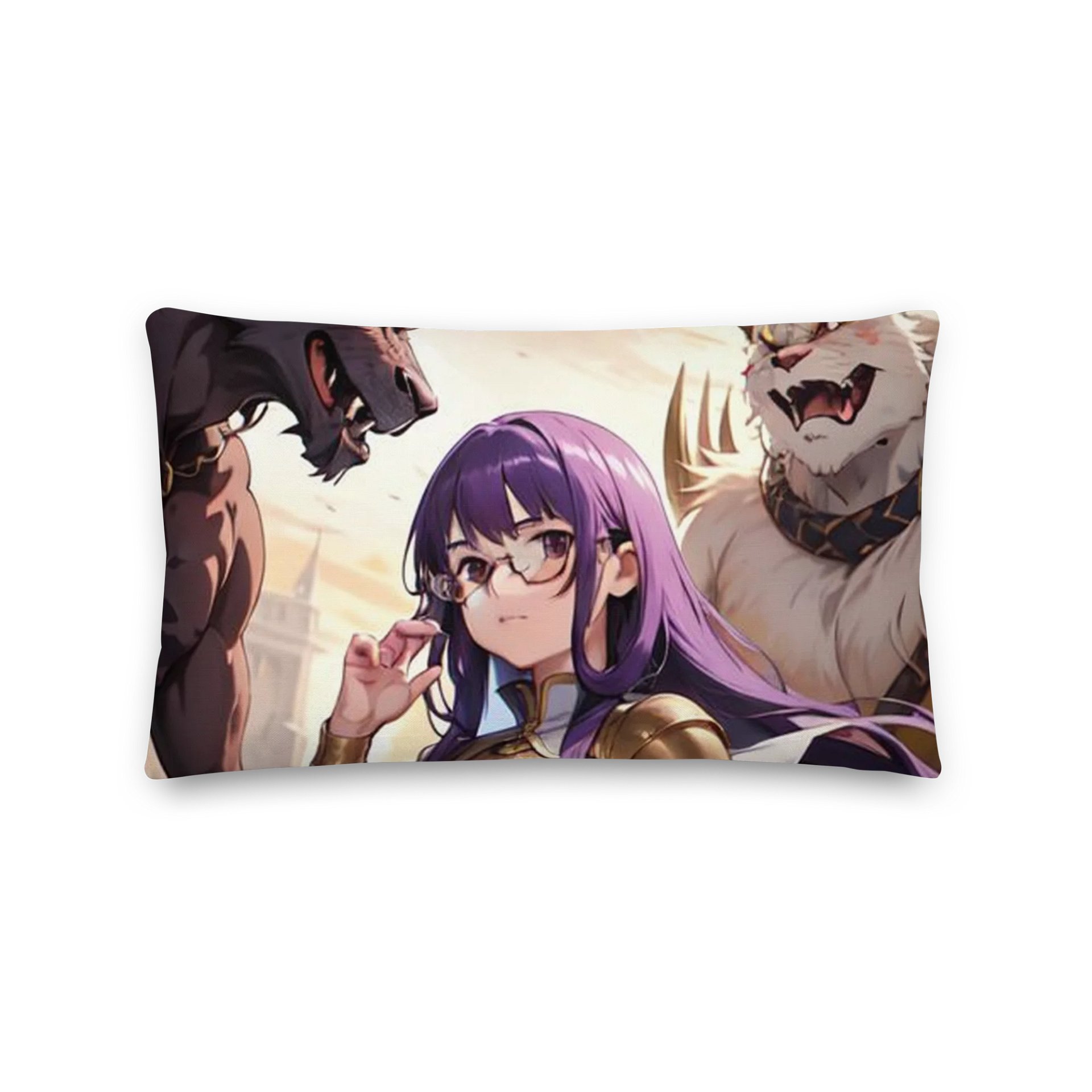 Purple K Warrior Pillow product image (2)