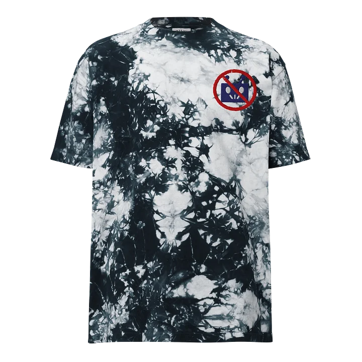 Just Say No Embroidered Icon Tie-Dye Tee product image (5)