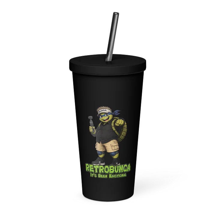 RETROBUNGA Insulated Tumbler with a Straw product image (1)