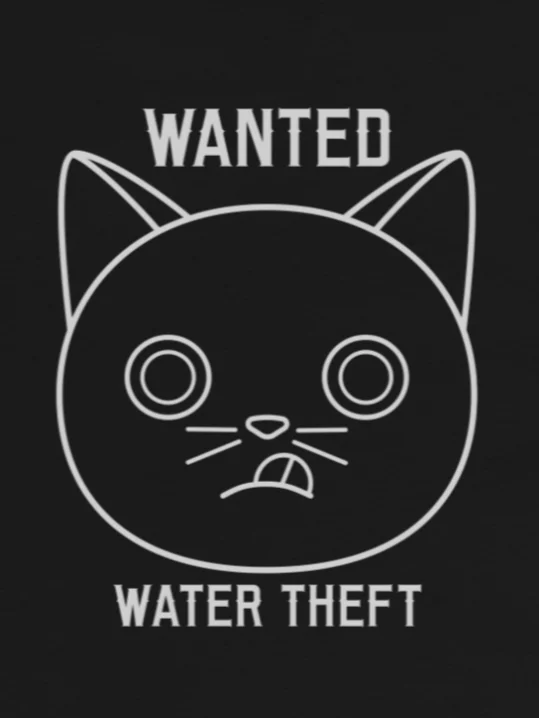 Wanted (Water Theft) - Unisex Youth Sweatshirt product image (1)