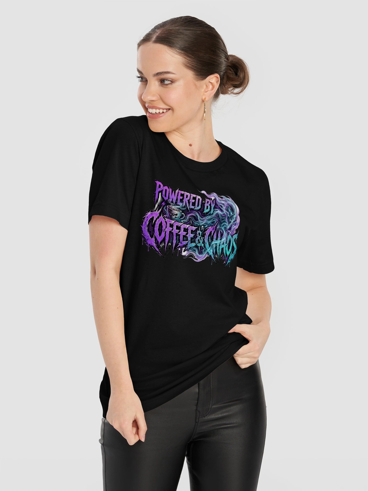 Powered by Coffee & Chaos Tee product image (11)