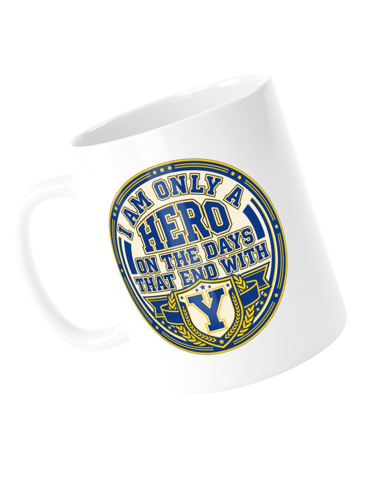 Only a Hero on Days Ending With Y - Varsity Mug product image (13)