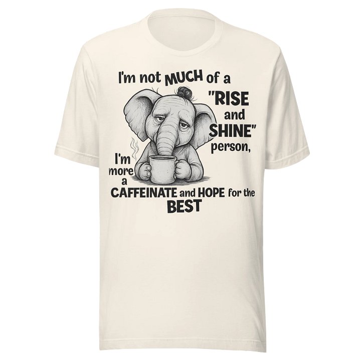 Caffeine Dreamer Elephant Tee product image (2)