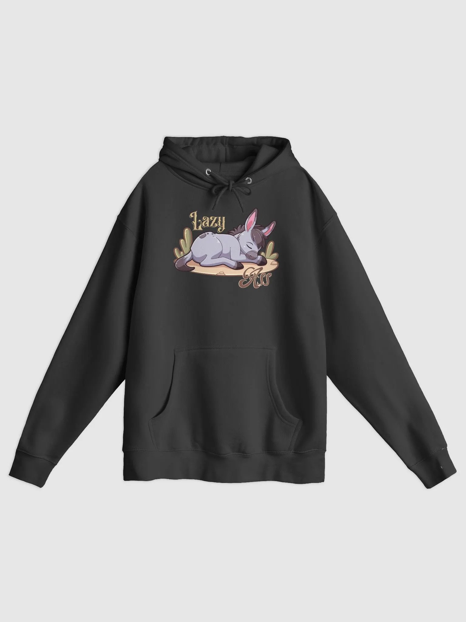 Funny Lazy Ass Cute Sleeping Donkey Hoodie product image (2)