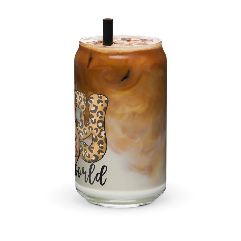 Joy to the World Can-Shaped Glass product image (42)