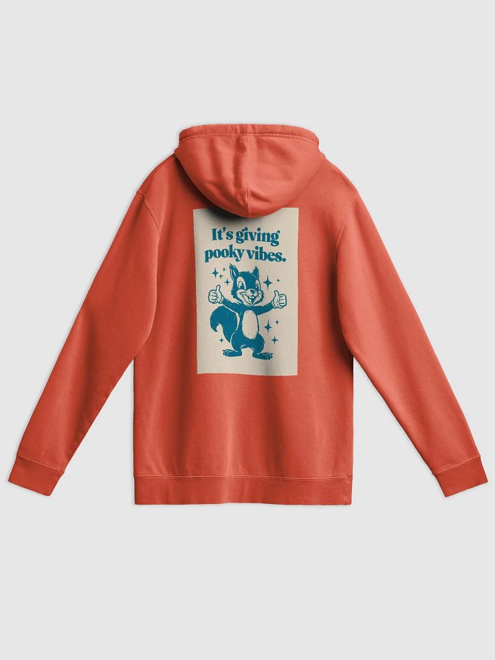 Pooky Vibes Vintage Hoodie- image on back and front product image (2)