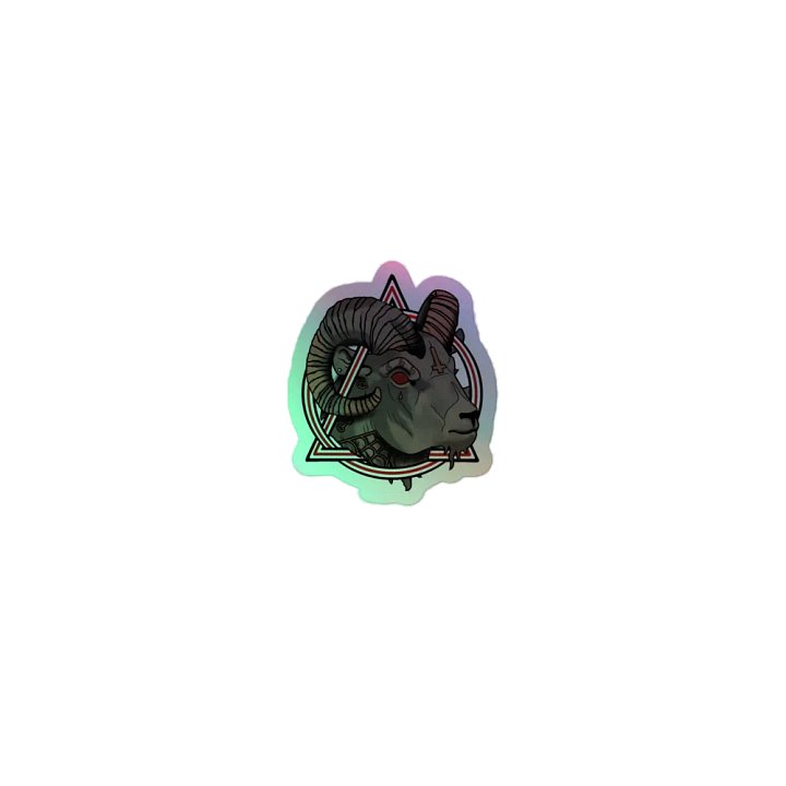 Mystic Ram Holographic Sticker Sheet product image (1)