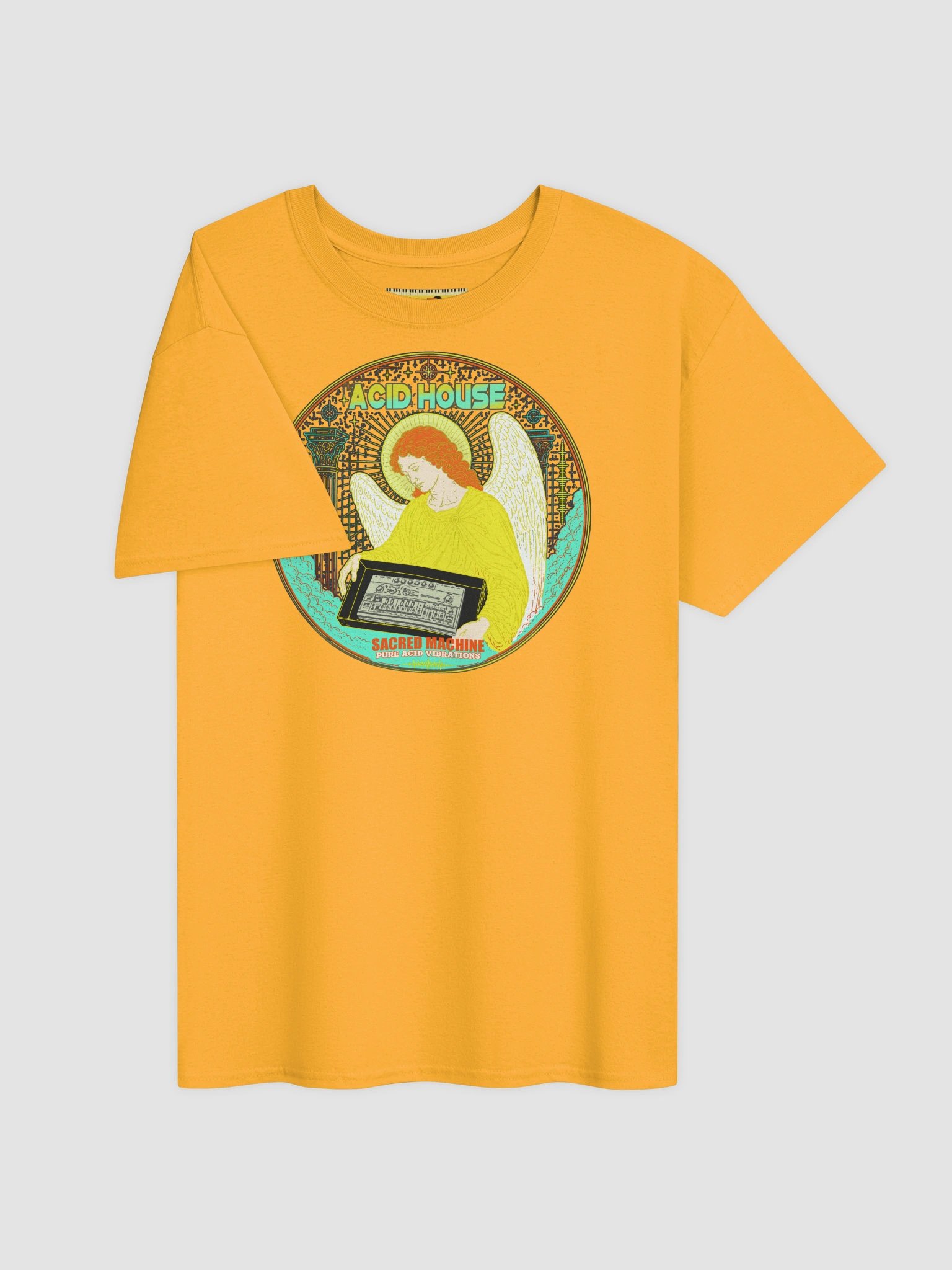 ACIDUS SANCTUS 303, by Frank Fonik Unisex t-shirt product image (2)