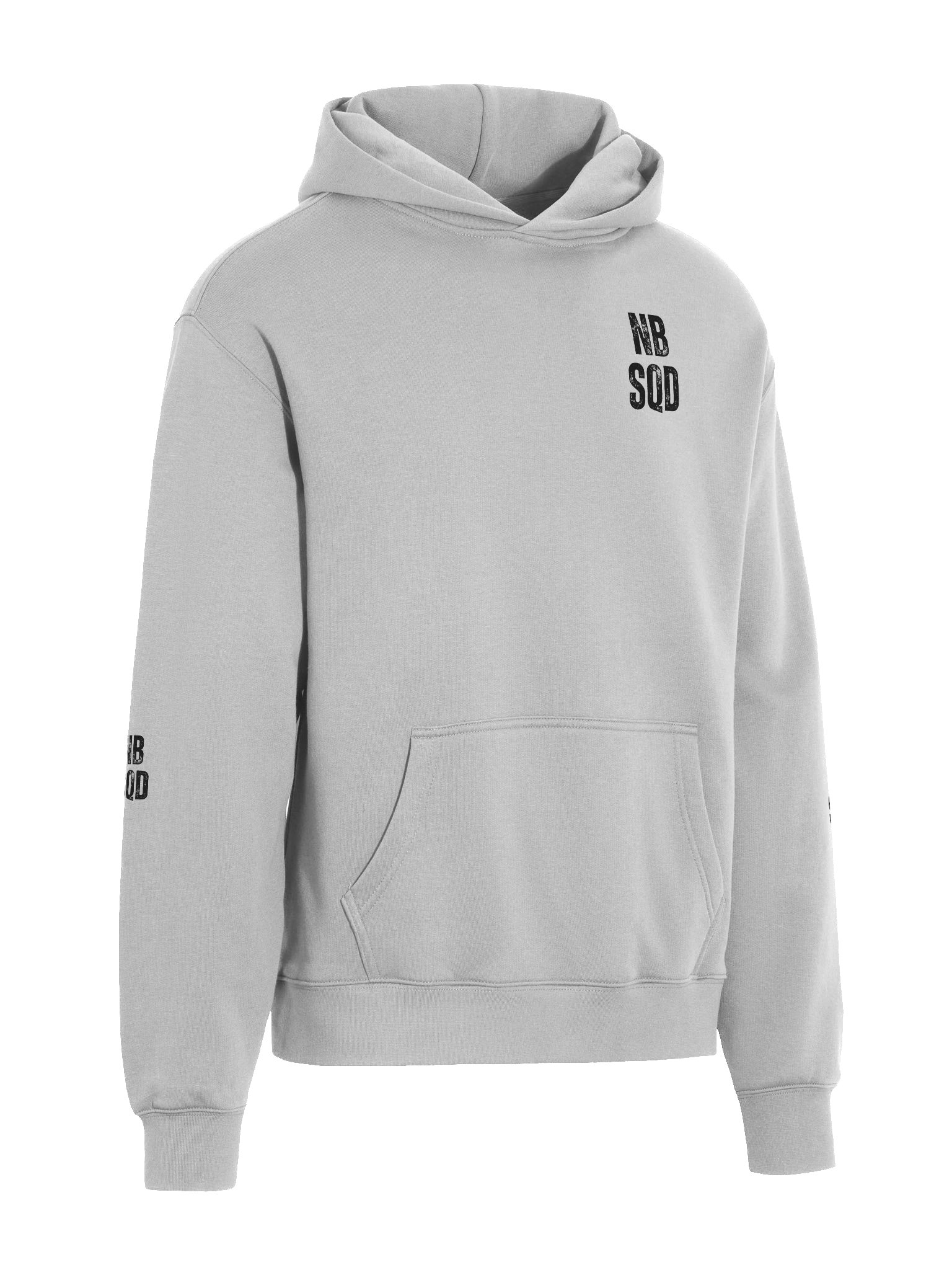 Official Noobsquad Black Unisex Light Grey/White Hoodie product image (4)