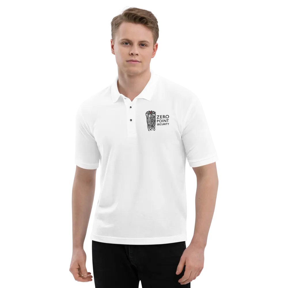 Zero-Point Polo Shirt (White) product image (6)