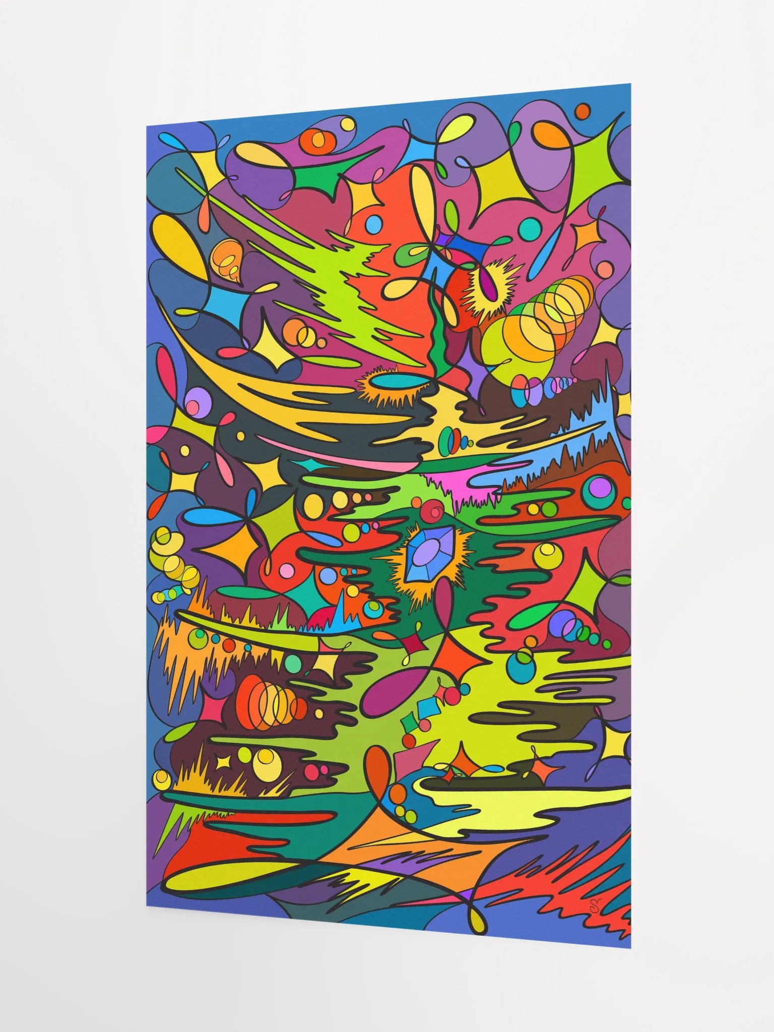 Energized Chaos Matte Poster - New Year Tree product image (3)