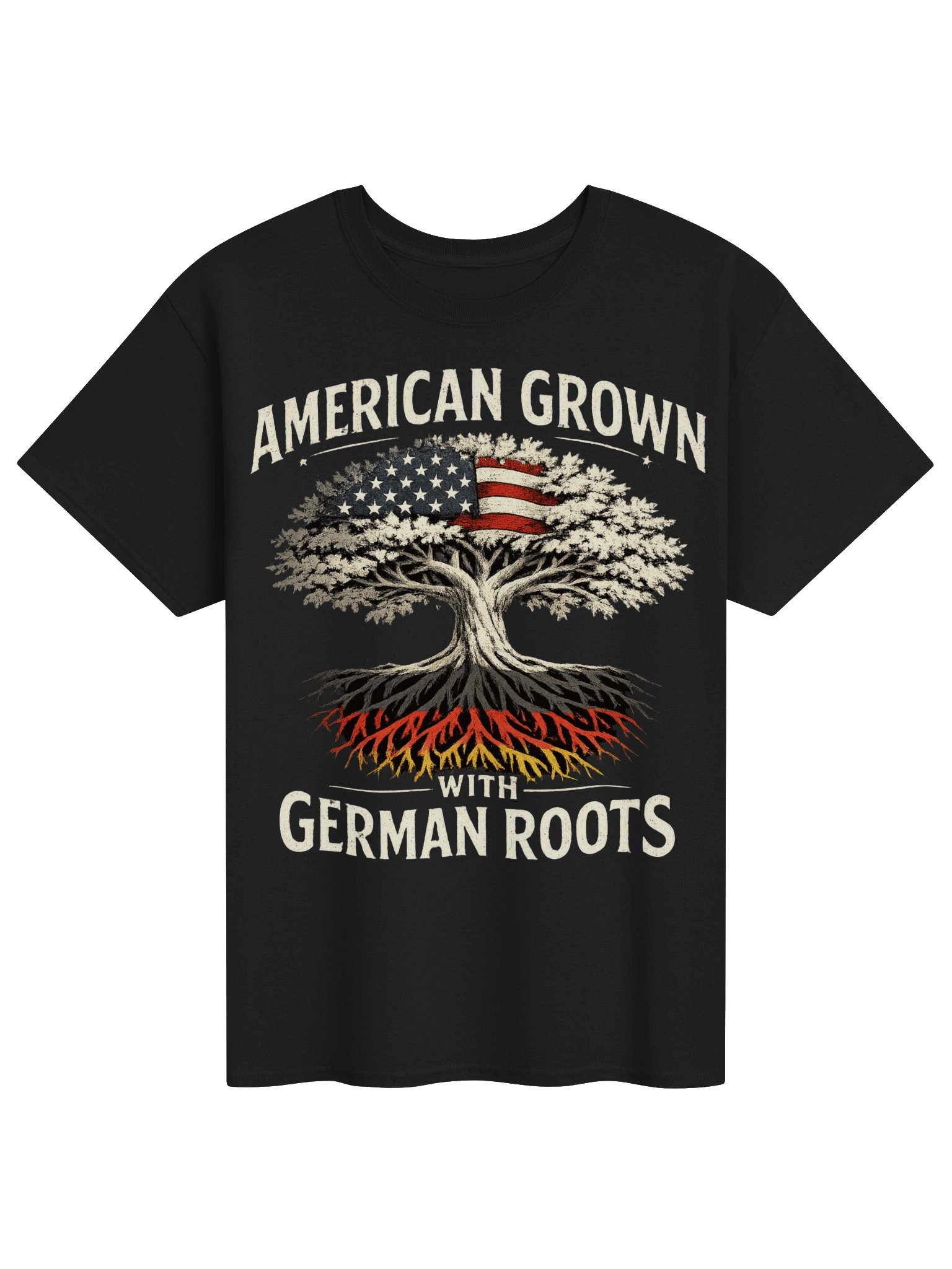 American Grown With German Roots Tee product image (1)