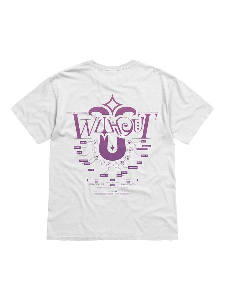 W/O U Gradient Pink/White Shirt product image (2)