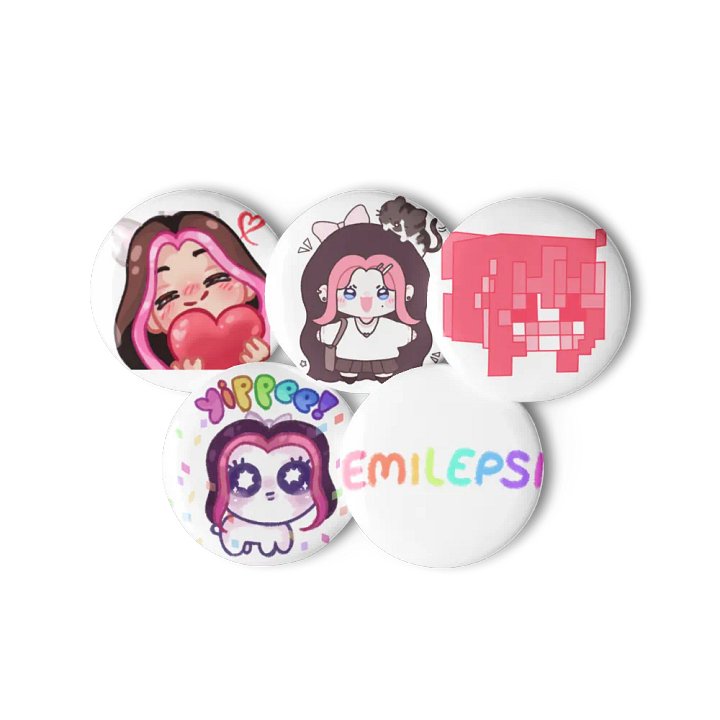 Assortment of Emilepsi Pins! (Set of 5) product image (1)