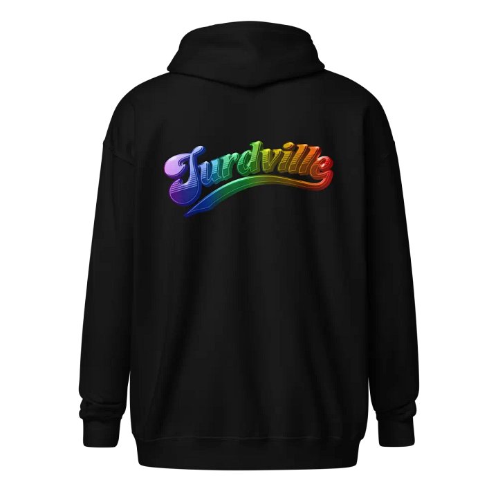 Jurdville Rainbow Zip-Up Hoodie product image (2)