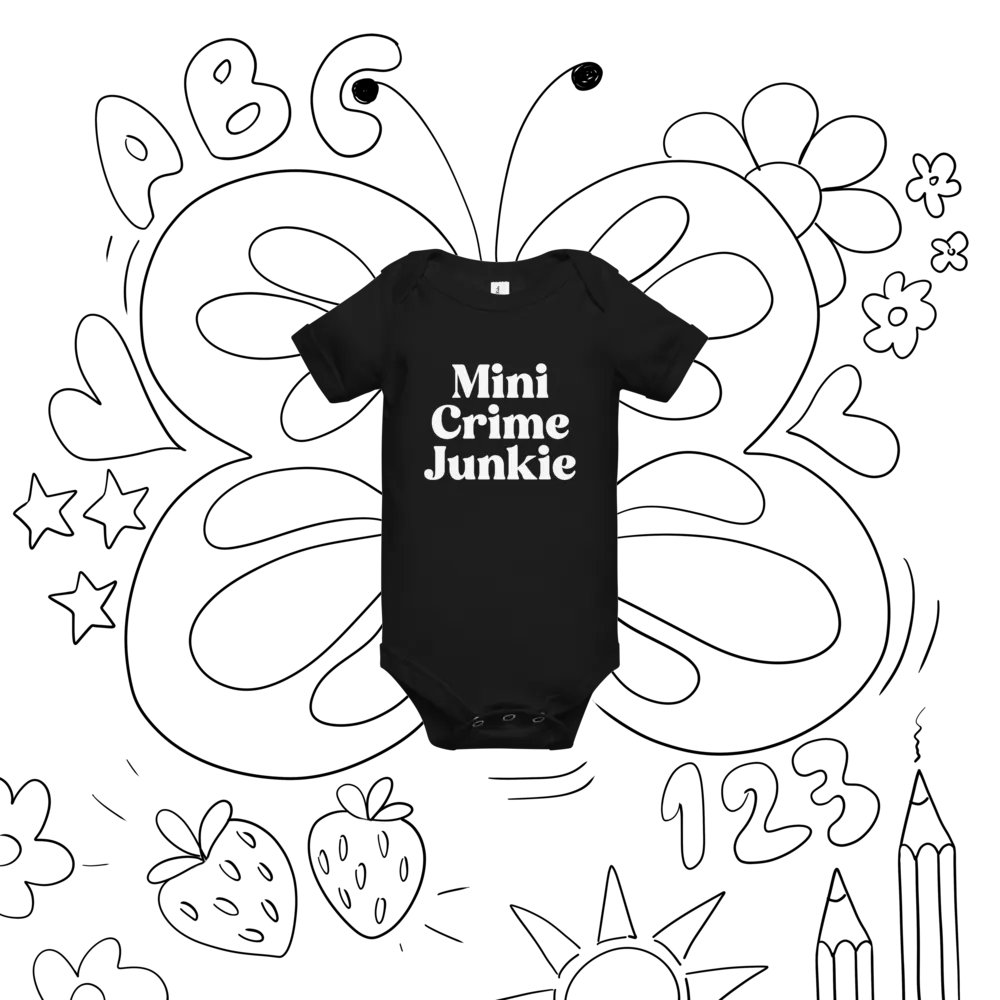 Mini Crime Junkie Onesie product image (9)