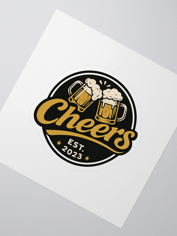 Cheers Sticker Est 2023 product image (2)
