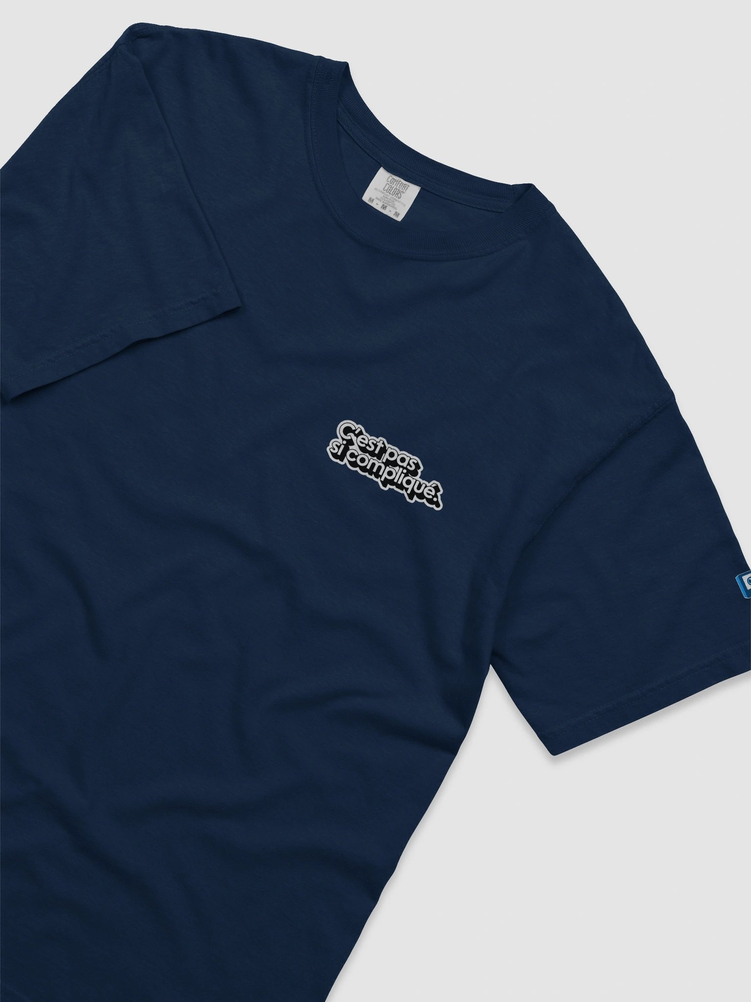 T-shirt C'est pas si compliqué. (petit logo noir) product image (3)