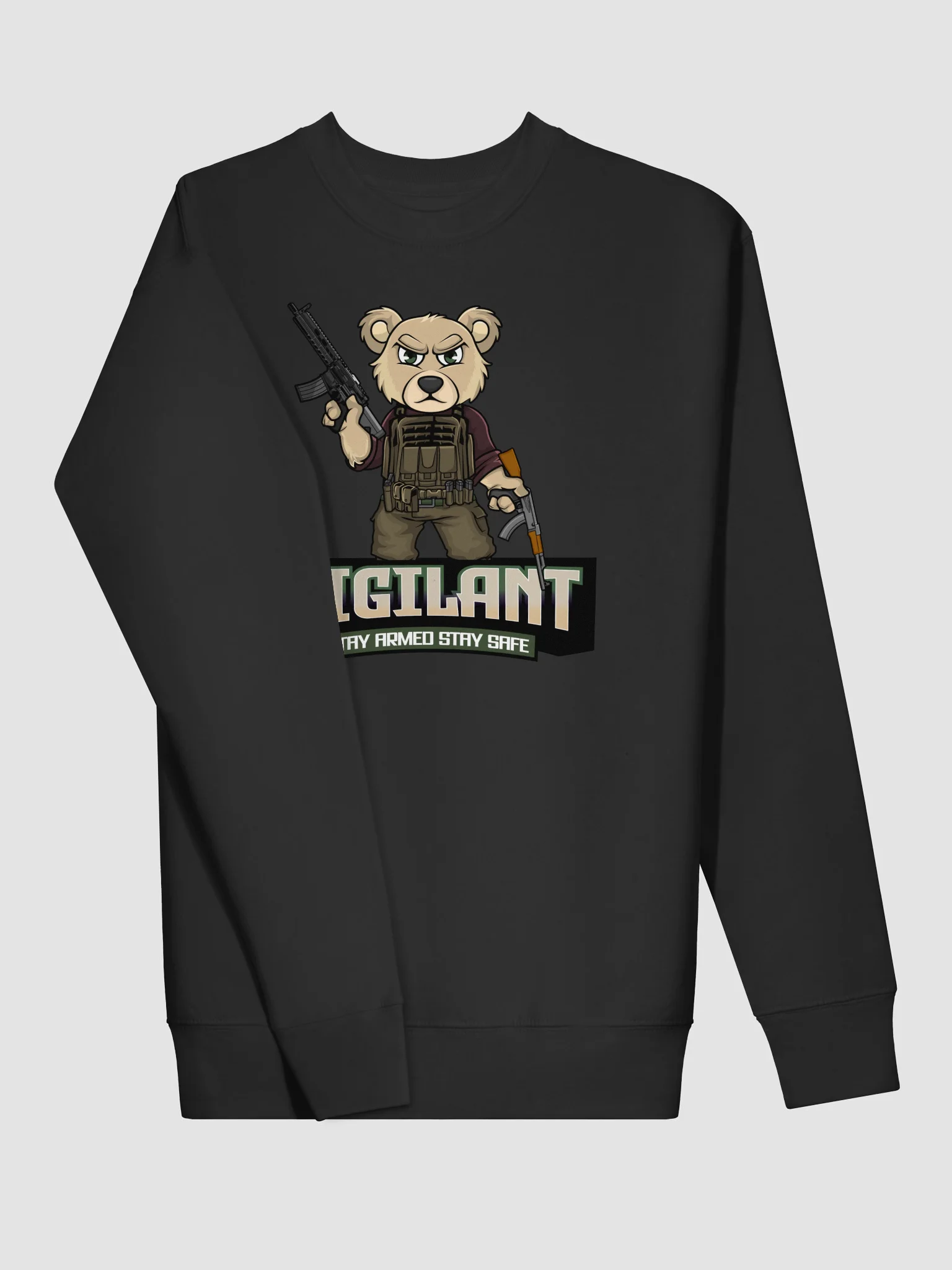 Vigilant Bear Sweatshirt product image (3)