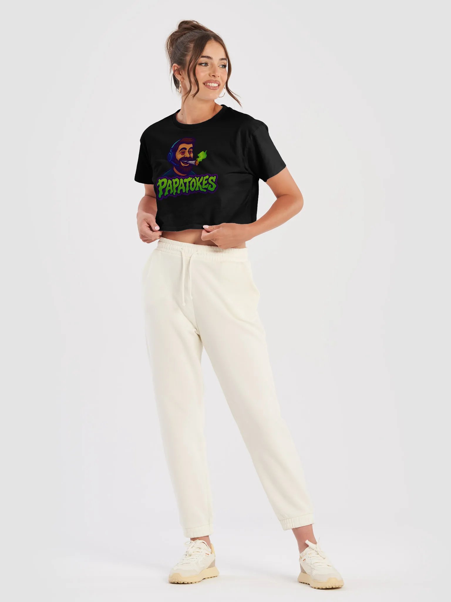 PAPATOKES Bearded Beats Crop Top product image (33)